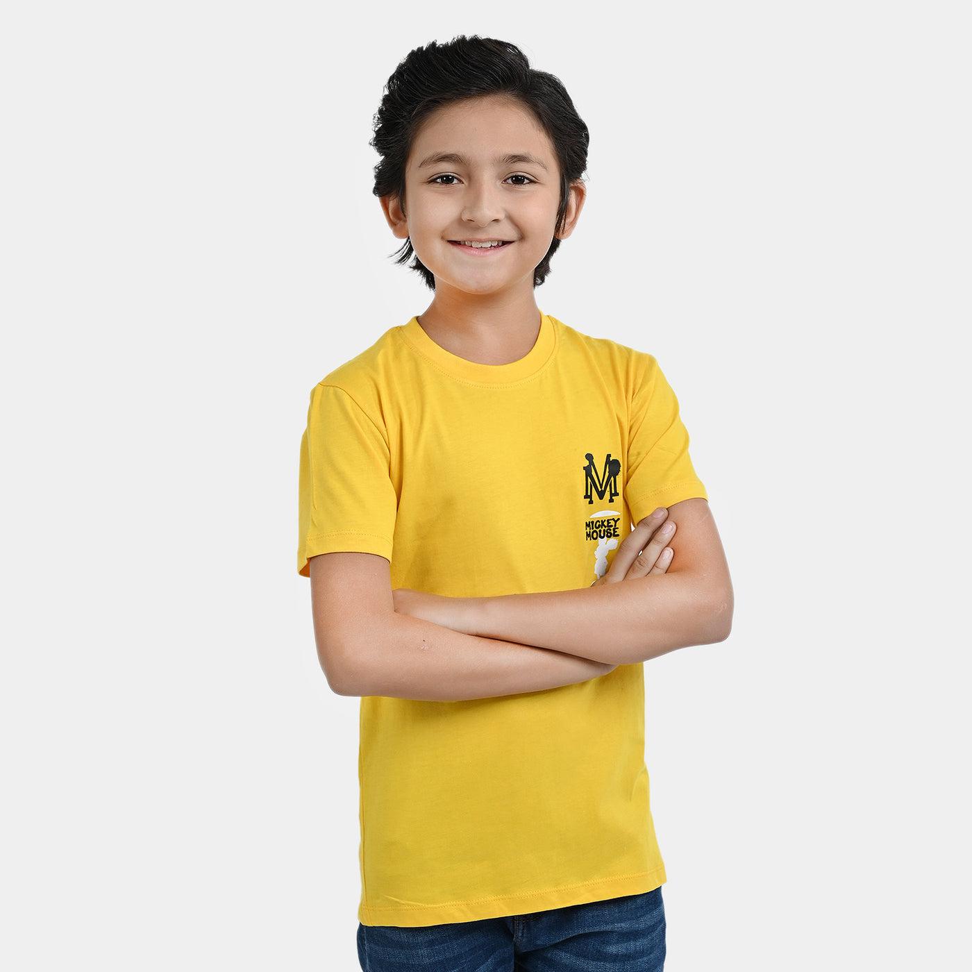 Boys Cotton Jersey T-Shirt H/S Character| Yellow