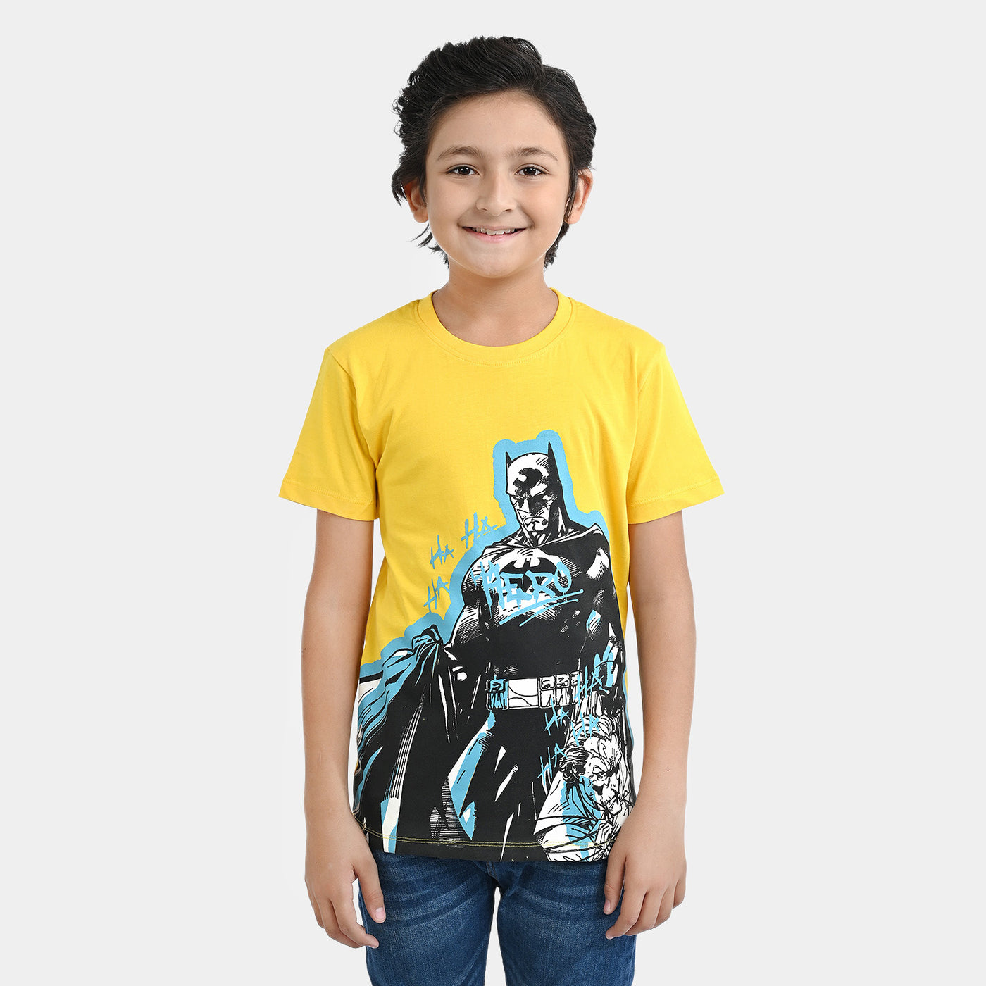 Boys Cotton Jersey T-Shirt H/S Character | Yellow