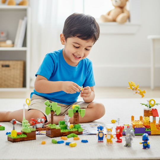 4-in-1 Speed Adventure Building Block Set