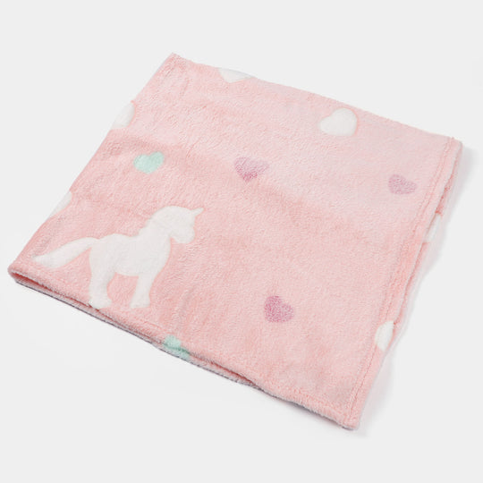 Kids Blanket Lumina Glow In The Dark | 80x155cm -Pink