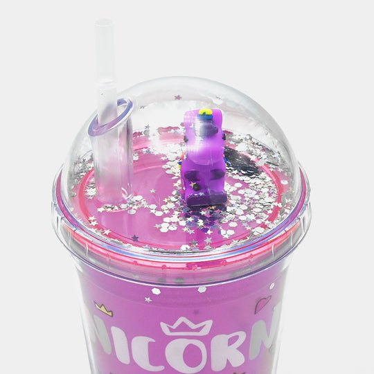 Fancy Straw Glass/Cup For Kids