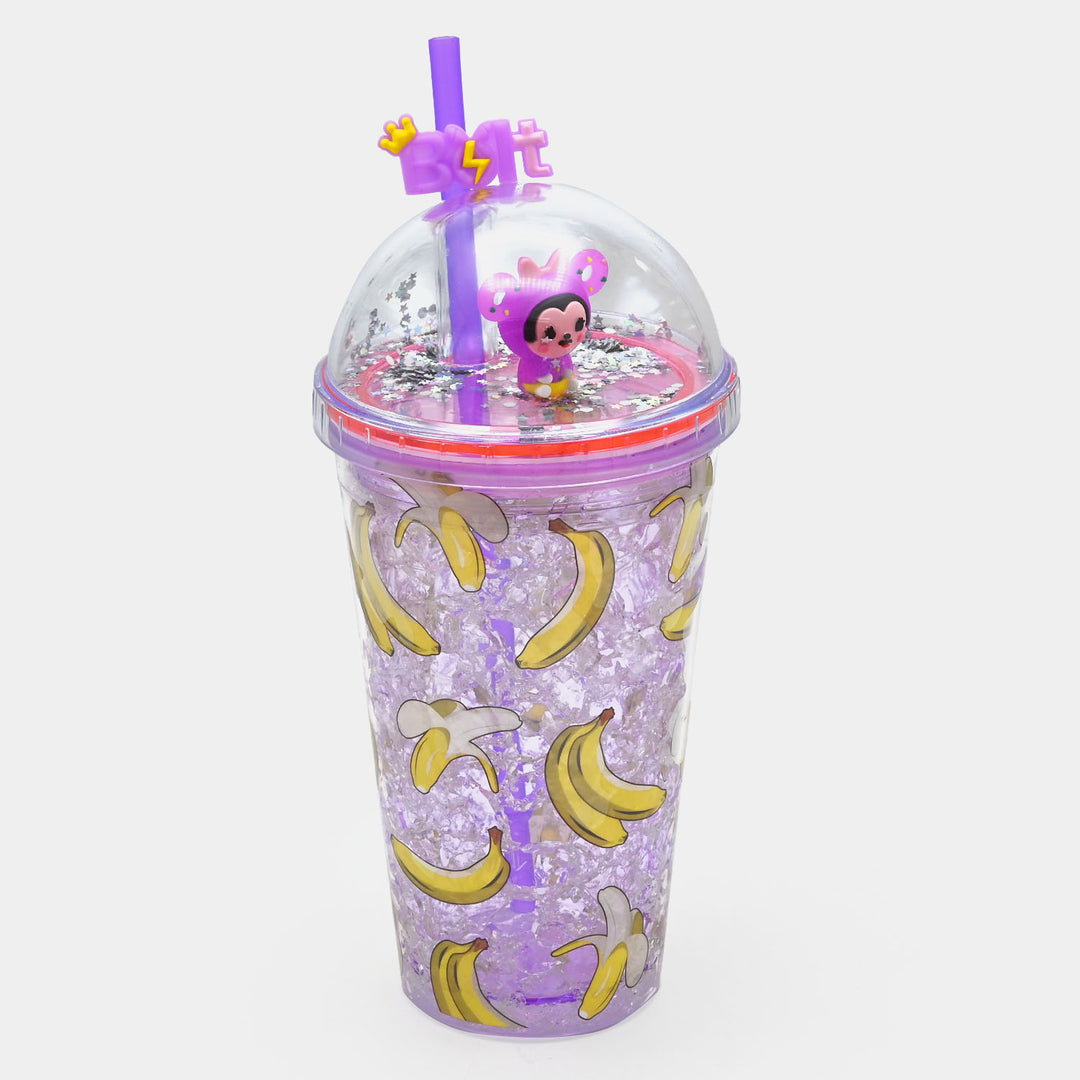 Fancy Straw Glass/Cup For Kids