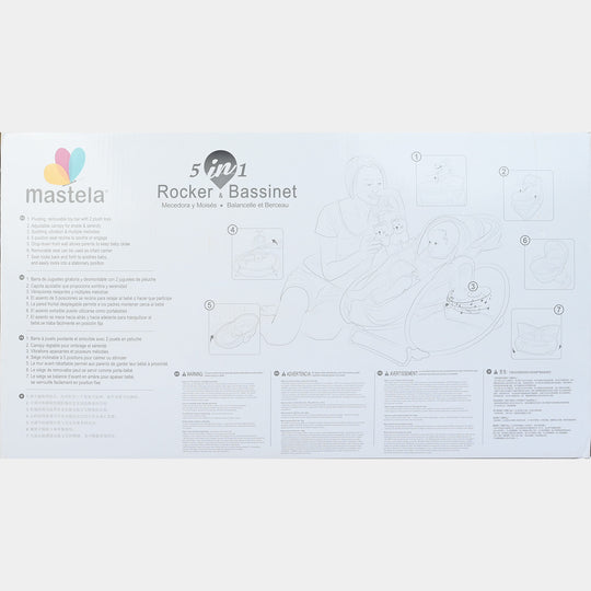 Mastela 5-in-1 Rocker Bassinet