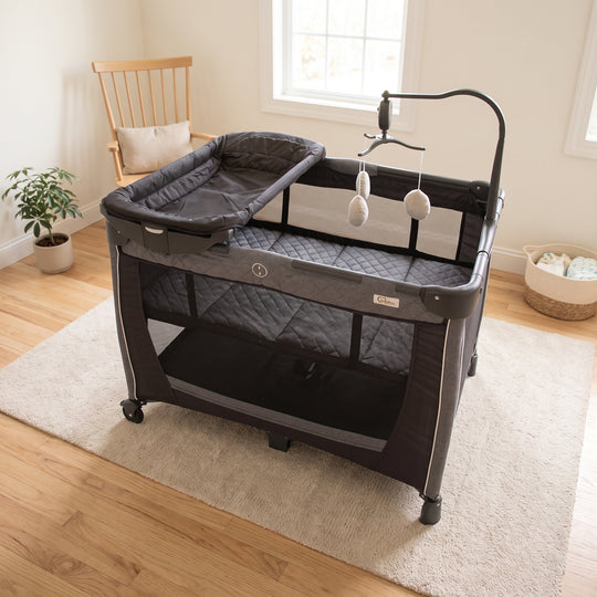 Tinnies Baby Play Pen T301 Black- (BP-LI)