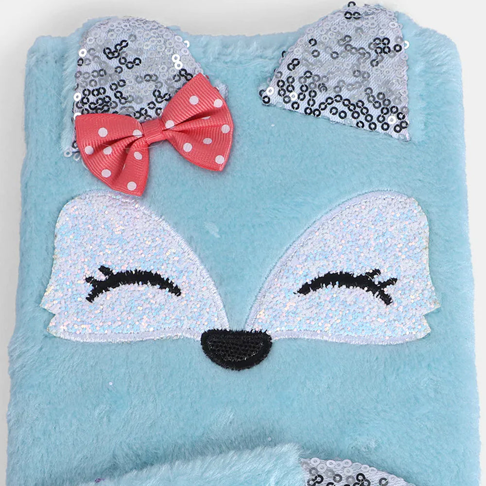 Cute Character Fur Diary/Notebook