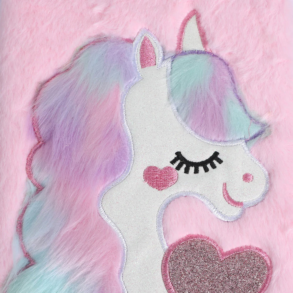 Cute Character Fur Diary/Notebook