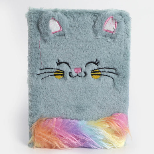 Cute Character Fur Diary/Notebook