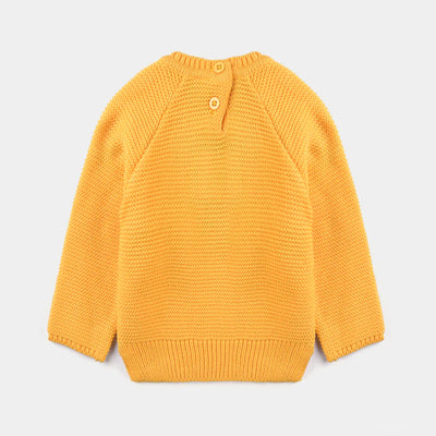 Infant Girls Acrylic Sweater Lily-Citrus