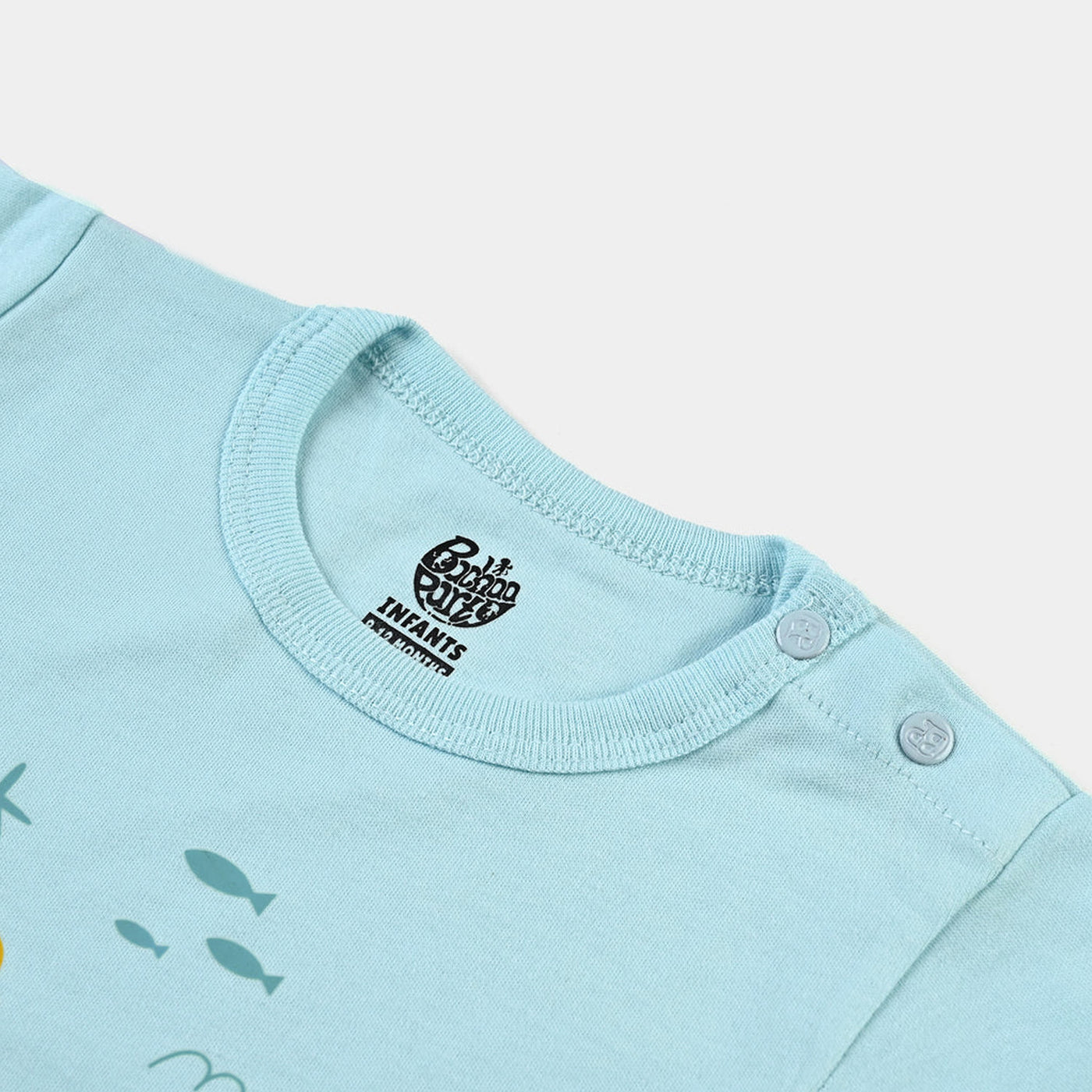 Infant Boys Cotton Poplin 2 Piece Set (T-Shirt/Overall)-mIX