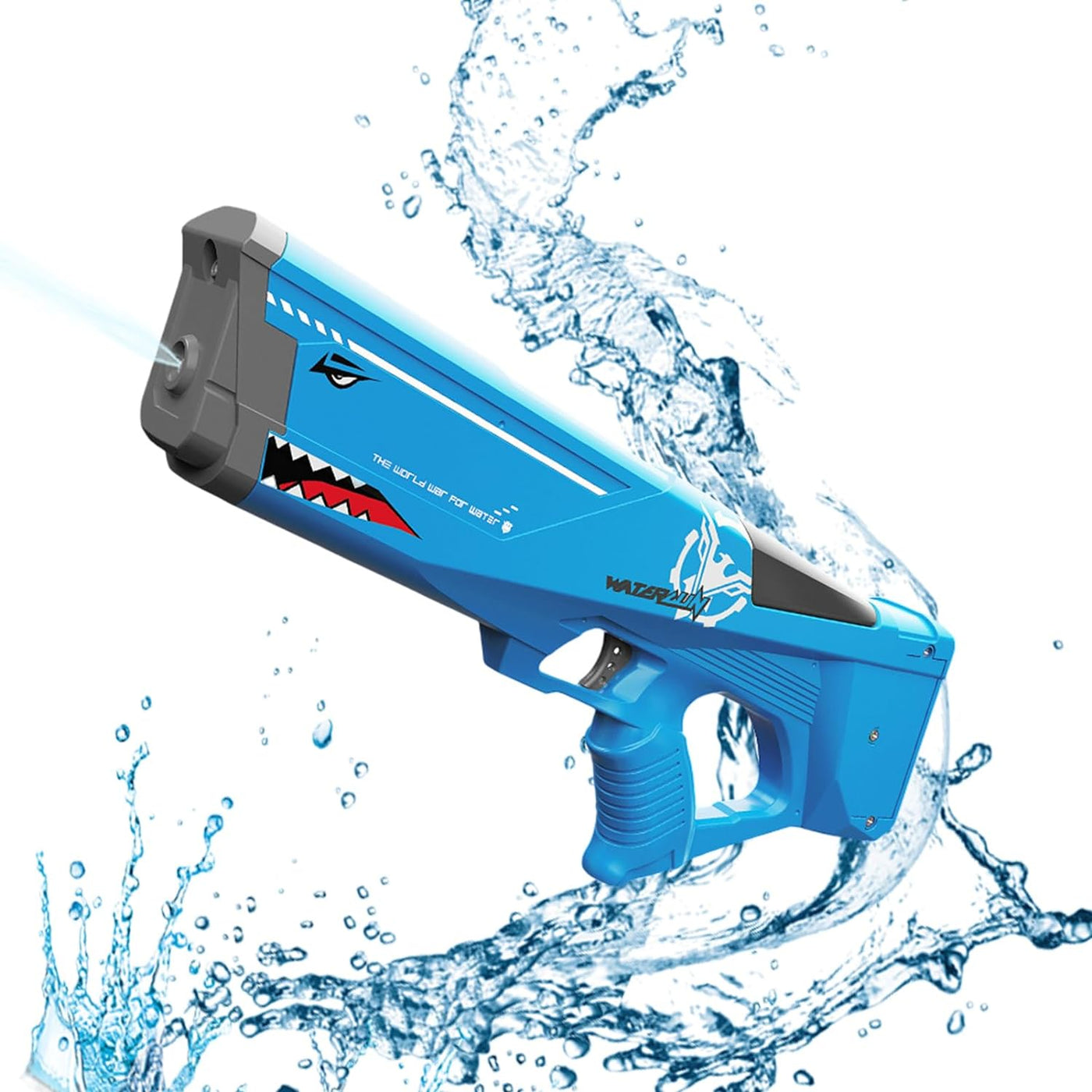 ELECTRIC WATER GUN 2 NOZZLES - BLUE