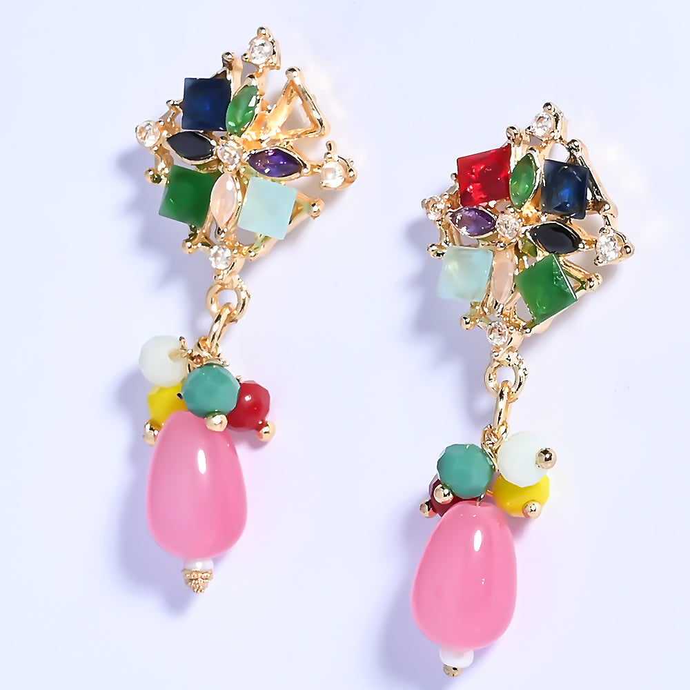 Elegant Beads Earring For Cute Girl