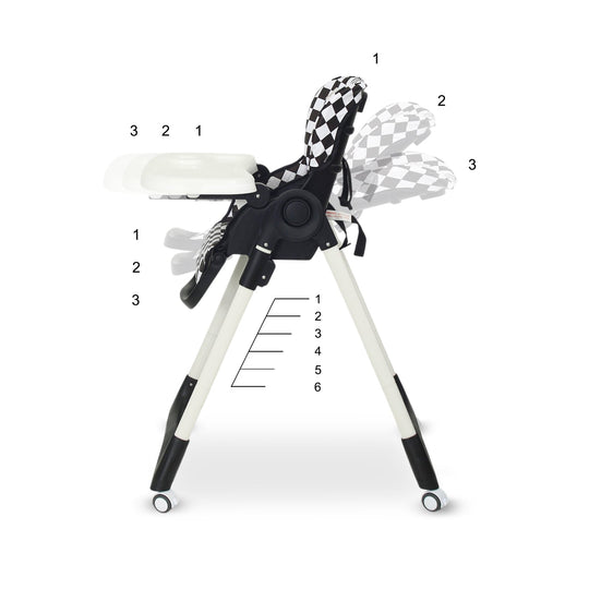Tinnies Adjustable High Chair T024-C