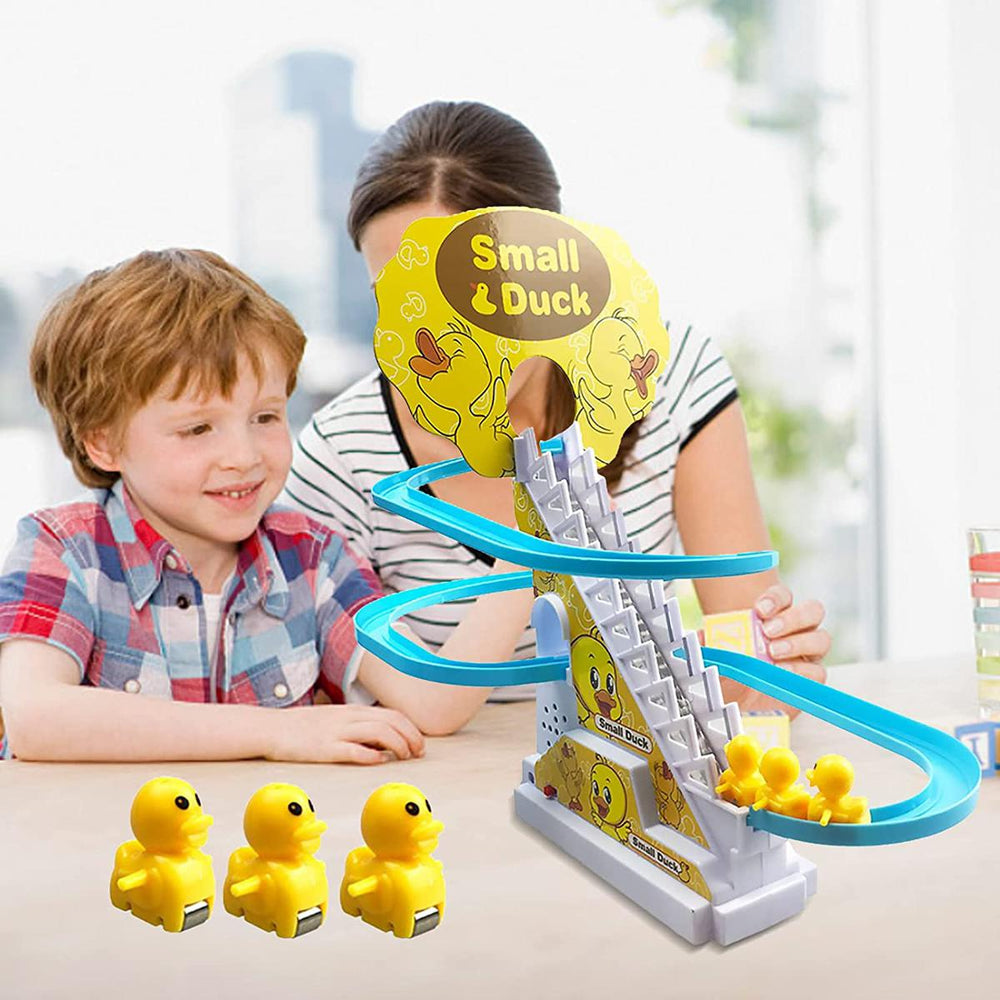 Duck Sliding Track Toy With Music & Light