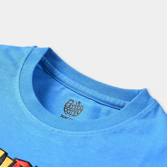 Boys Cotton Jersey T-Shirt H/S Character-B.Blue