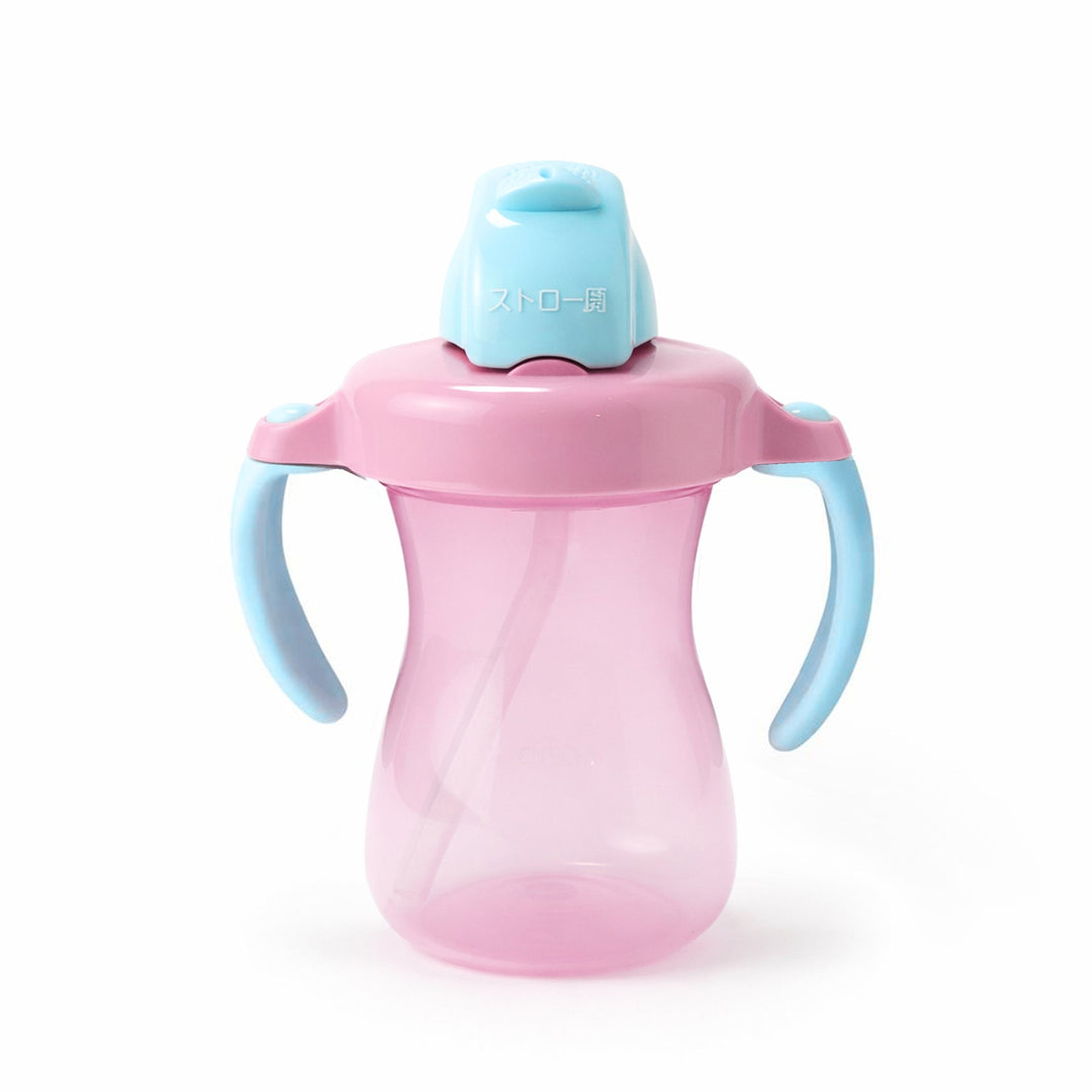 PETITE STRAW BOTTLE PINK 150ML