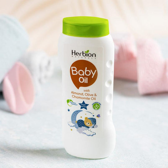 Herbion Baby Oli With Almond, Olive & Chamomile Oil - 200ml