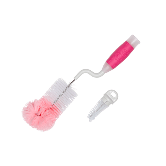 Farlin Bottle & Nipple Brush / Card BF-263 E-C PINK