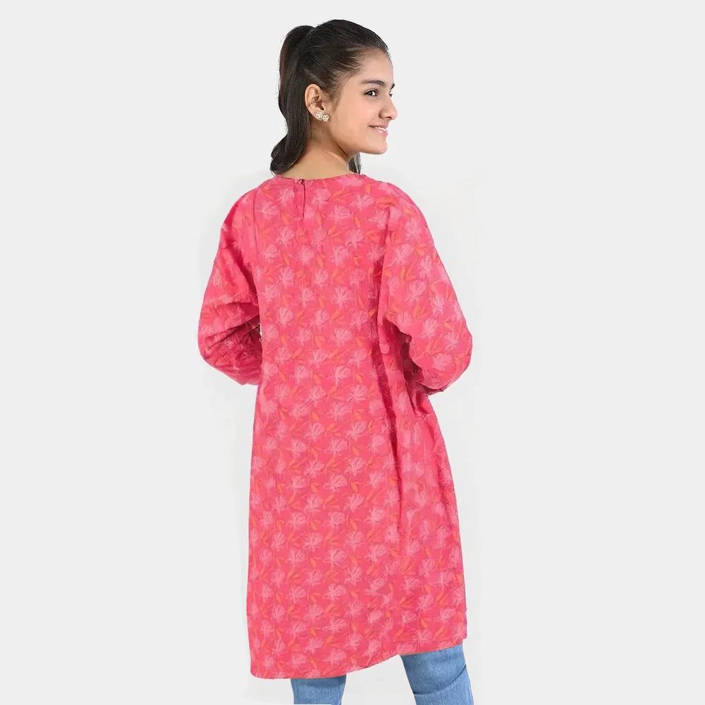 Teen Girls Cotton Long Dress