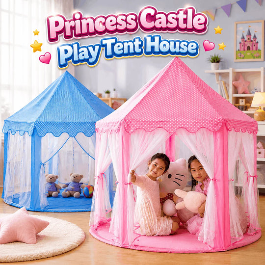 Kids Hexagonal Princess Castle Play Tent