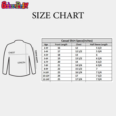 Boys Cotton Casual Shirt Character - BLACK