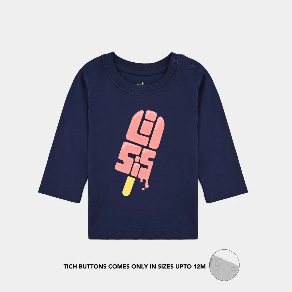 Infant Girls Jersey/Terry T-Shirt F/S Lil SIS-PURPLE