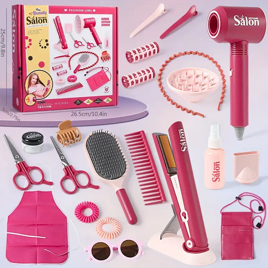 Hair Salon Play Set Toy For Girls