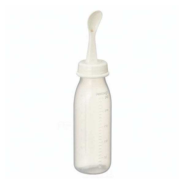 PIGEON WEANING BOTTLE WITH SPOON 240ML