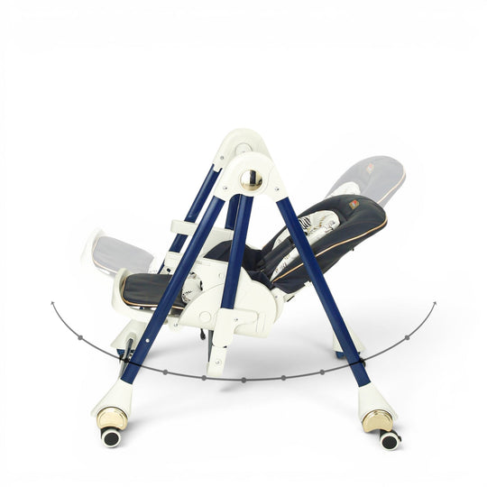TINNIES ADJUSTABLE HIGH CHAIR BLUE