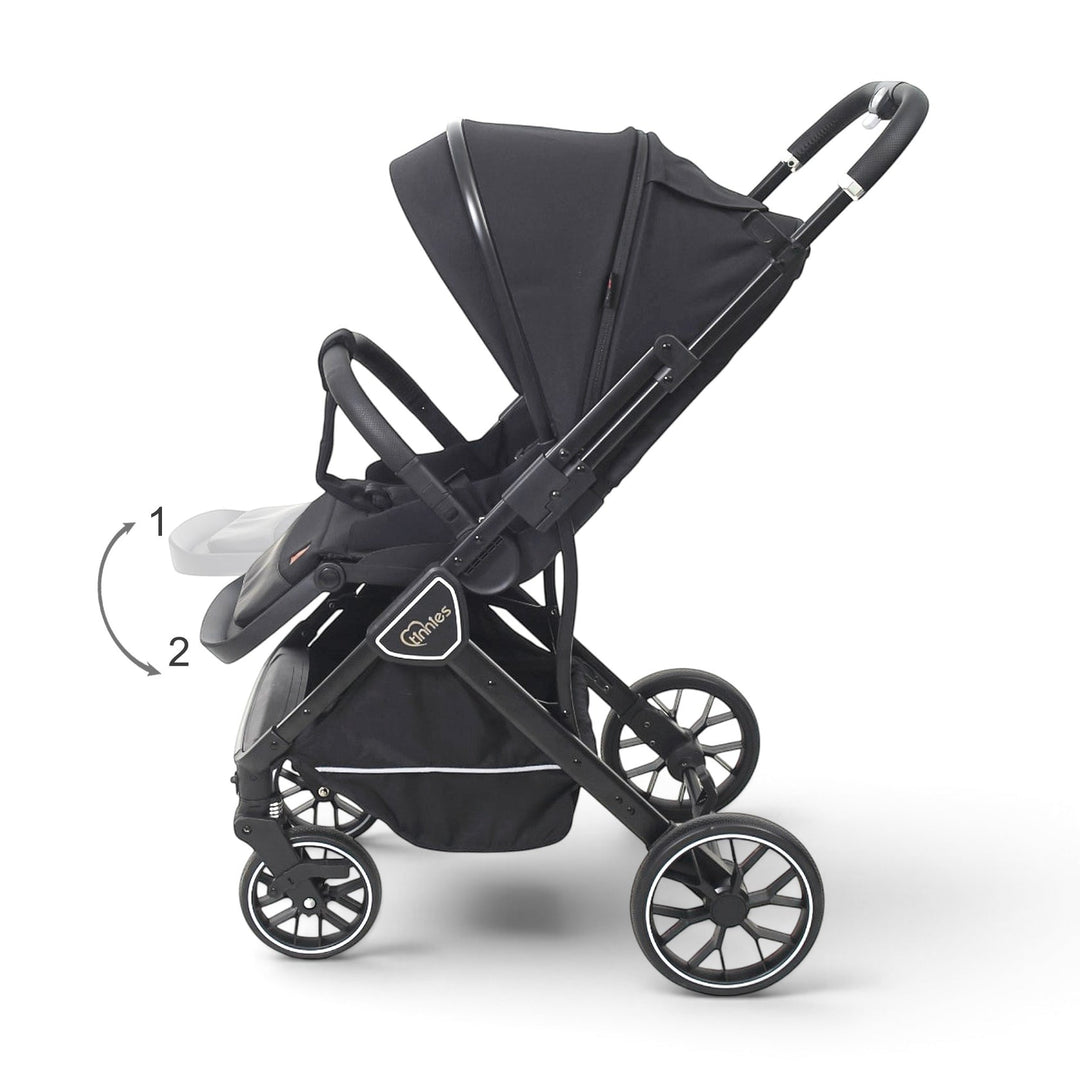 Stroller With Reversible Handle & Seat Black T110-016