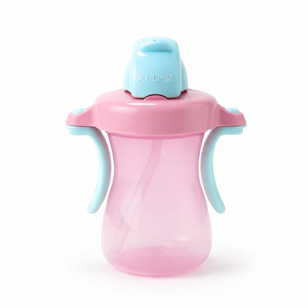 PETITE STRAW BOTTLE PINK 150ML