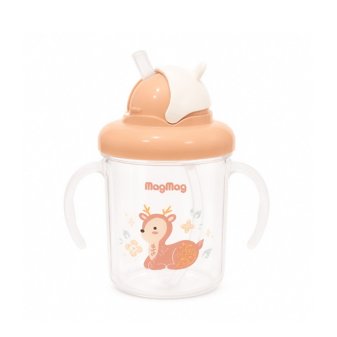 MAGMAG TRAINING STRAW CUP 180ML DEER