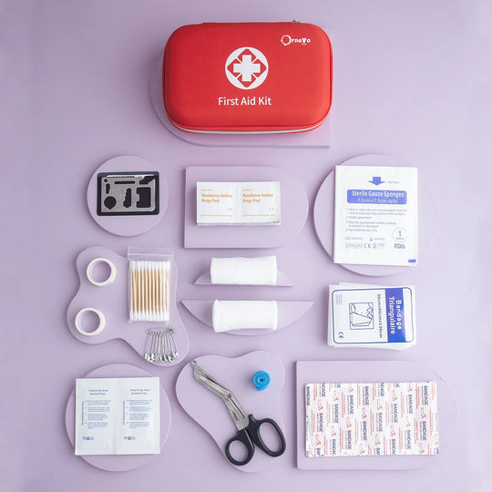 First Aid Kit with Essential Accessories - Emergency Medical Supplies