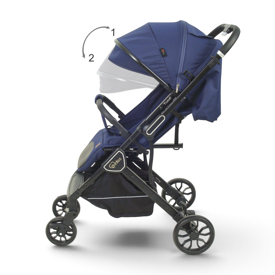 Stroller With Reversible Handle Blue T109-012
