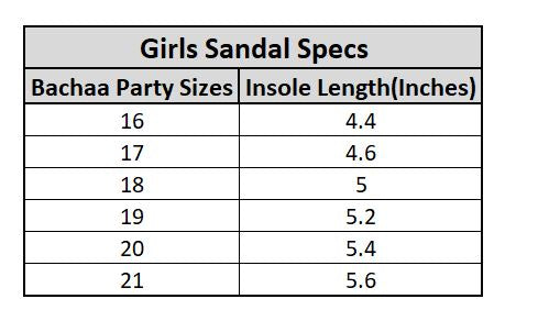 Infant Girls Sandal A-5-GREY