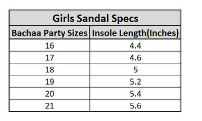 Infant Girls Sandal A-5-GREY