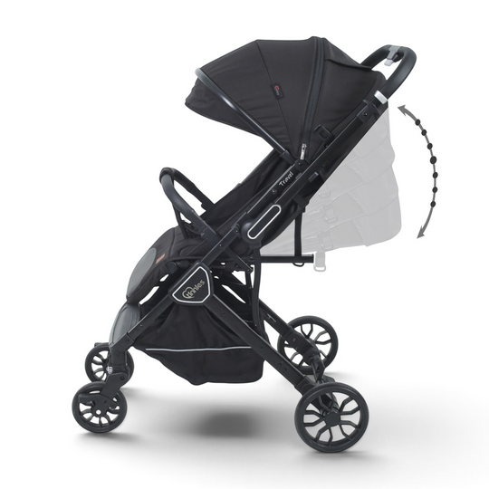 Stroller With Reversible Handle Black T109-016