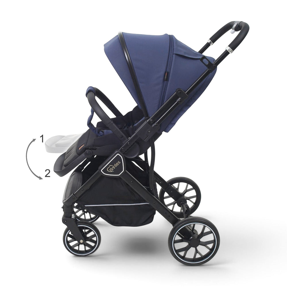 Stroller With Reversible Handle & Seat Blue T110-012