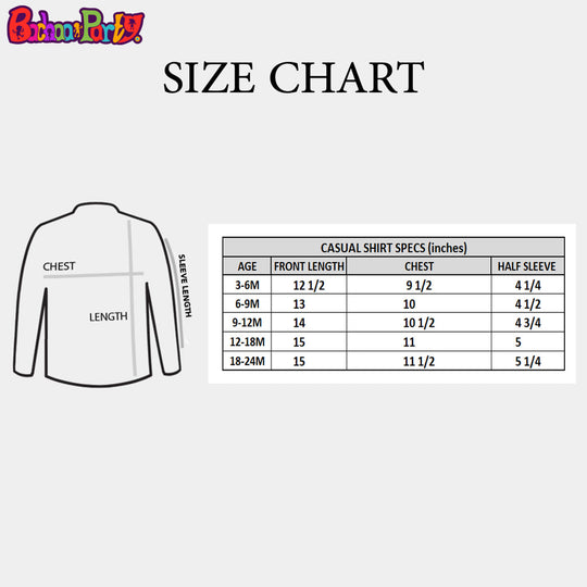 Infant Boys Casual Shirt Tropical Summer - Check