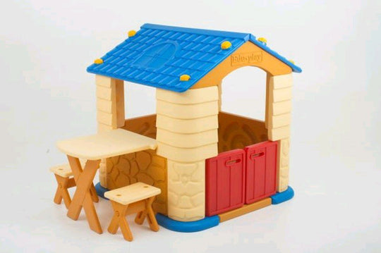 ACTIVITY EDU-PLAYHOUSE WITH TABLE AND CHAIR SET