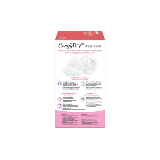 COMFYDRY BREAST PADS 72PCS