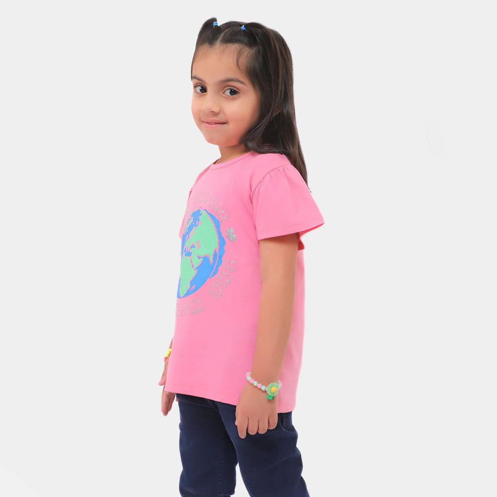 Girls T-Shirt World - Pink