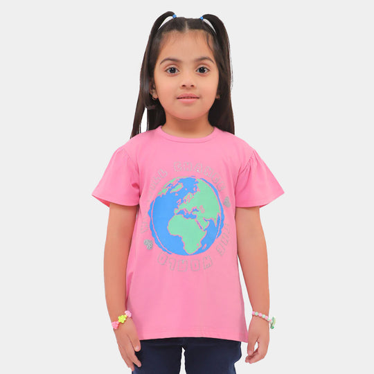 Girls T-Shirt World - Pink