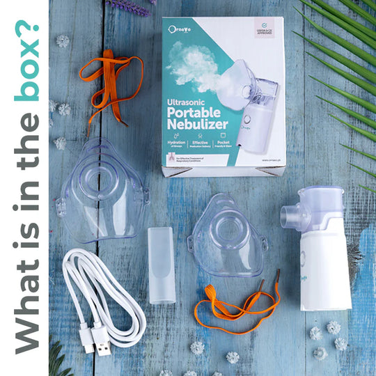 Rechargeable Portable Mesh Nebulizer - Efficient Respiratory Relief Anywhere, Anytime