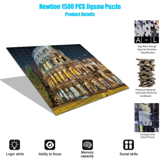 Jigsaw Puzzle Colosseum 1500 Pcs Puzzle Set