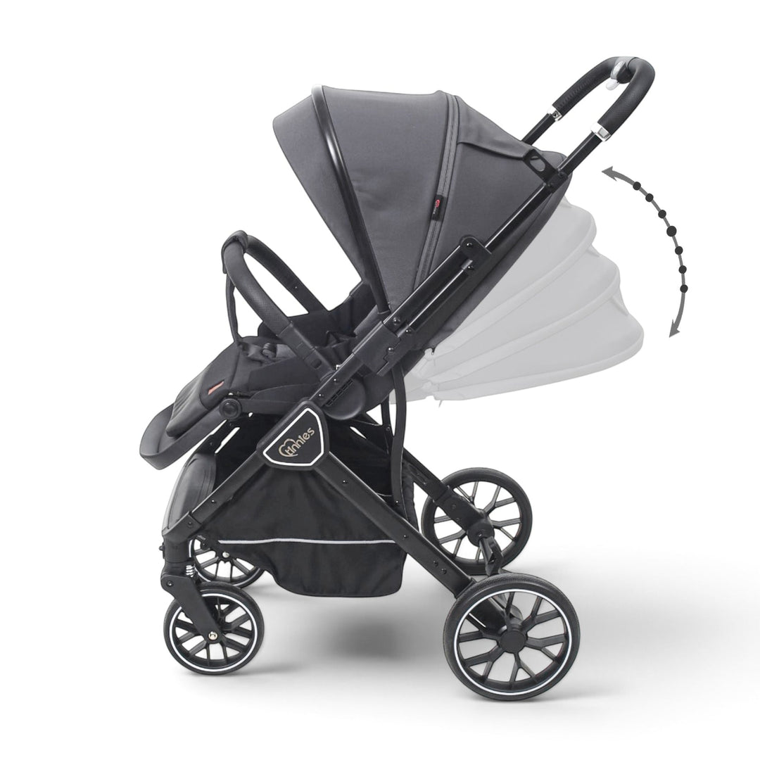 Stroller With Reversible Handle & Seat Grey T110-022
