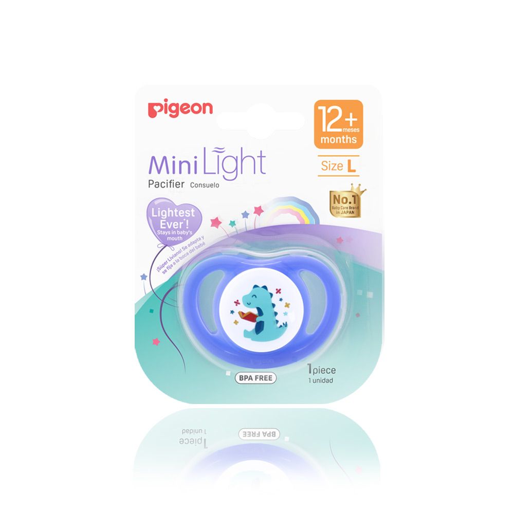 MINI LIGHT PACIFIER (L) BOY-DINO READ