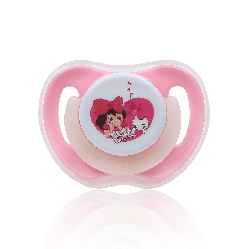 Farlin Glow-in-Dark Pacifier N Chain – Pink