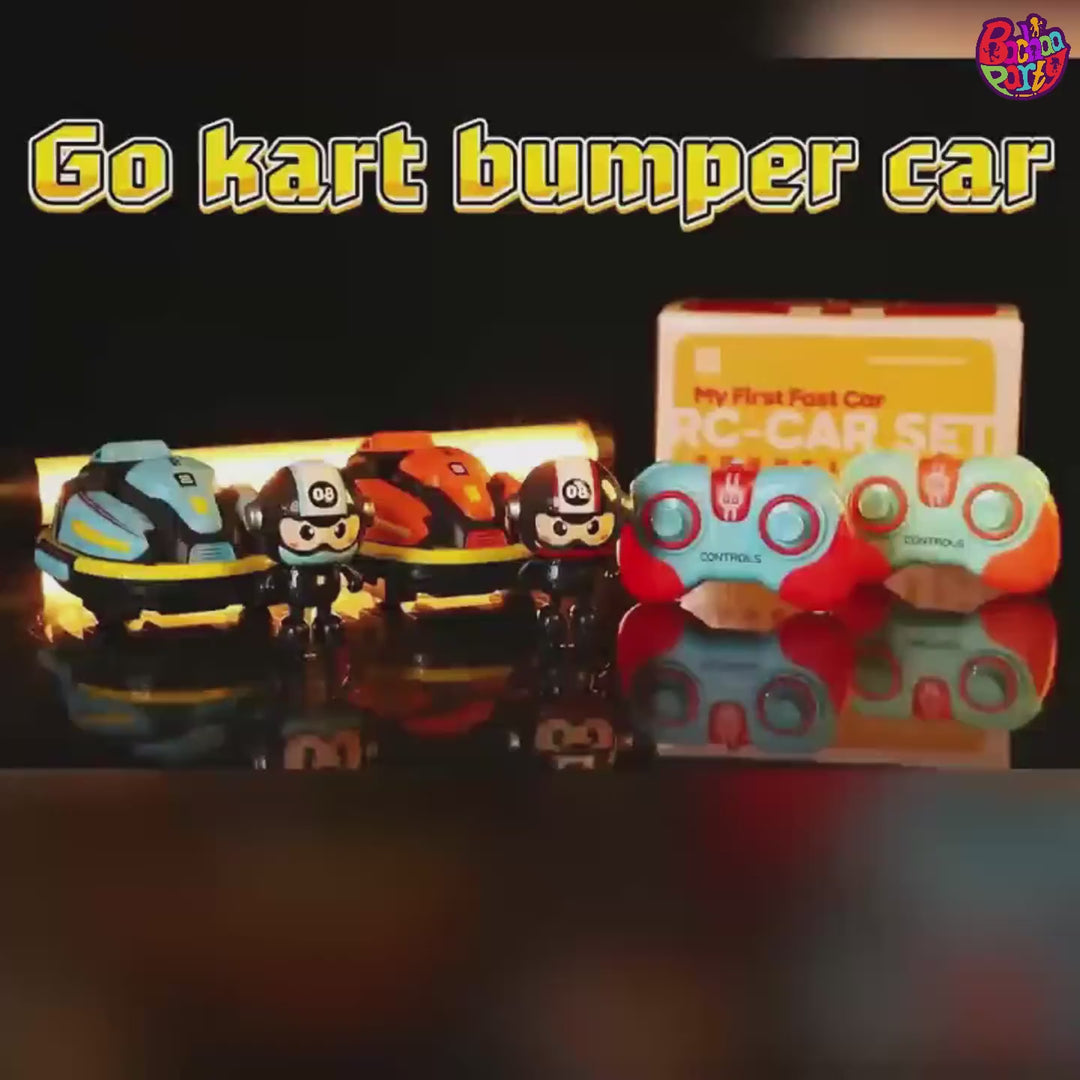 Remote Control Battle Bumper Cars + 2 Player Remote Control Set