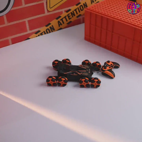 Stunt Racer RC Car | Multi-Tire Morphing with Spray & Lights