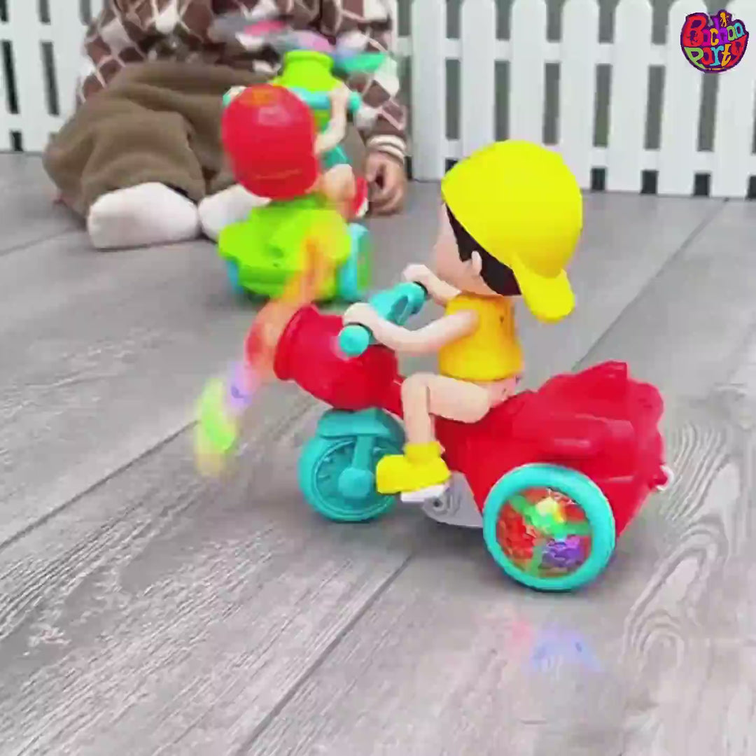 Cool Tricycle Kid Toy with LED Lights & Music
